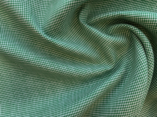 Designer Deadstock - Yarn Dyed Linen - Moss Plaid