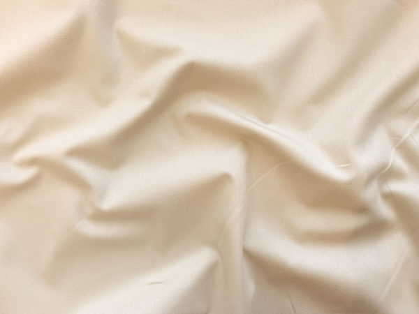 Designer Deadstock - Cotton Poplin - White Sands