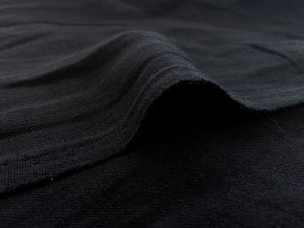 Sandwashed Linen Twill - Black