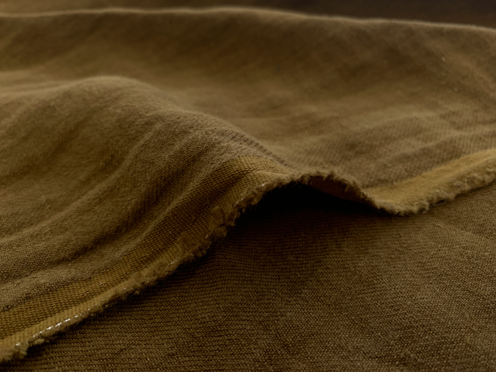 Sandwashed Linen Twill - Caramel - Stonemountain & Daughter Fabrics