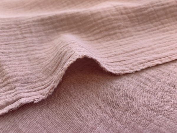 Zola Organic Cotton Double Gauze - Blush