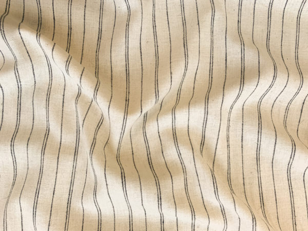 Organic Hemp/Cotton Shirting - Natural Stripe