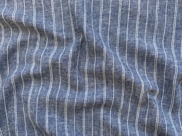 Organic Hemp/Cotton Shirting - Natural Stripe