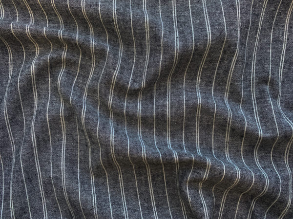 Organic Hemp/Cotton Shirting - Natural Stripe