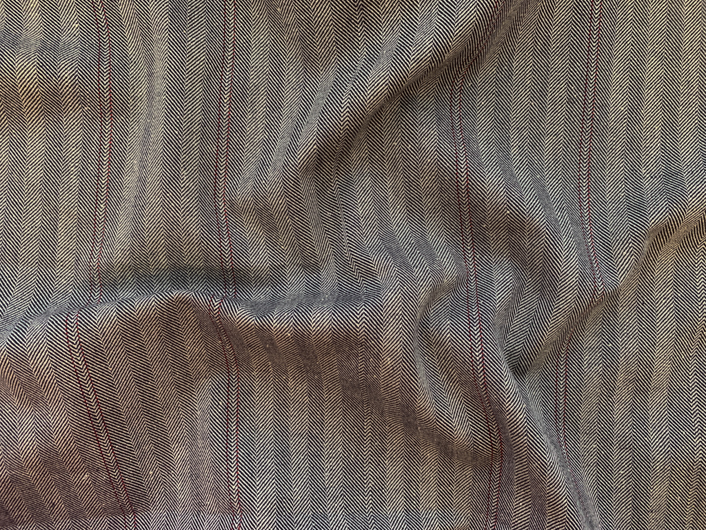 Perth Herringbone Denim Upholstery Fabric - SR13654