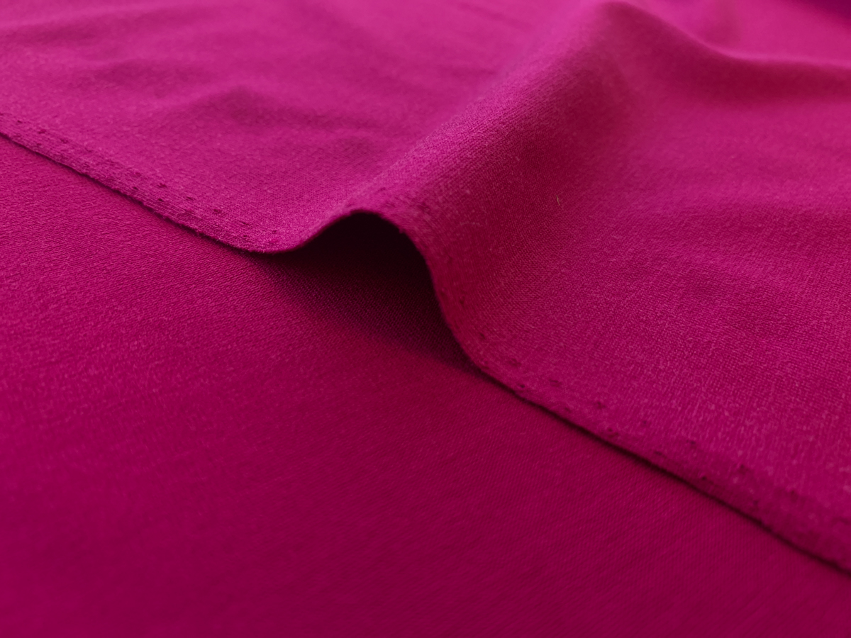 Eileen Fisher Deadstock - Rayon/Spandex Jersey - Magenta ...