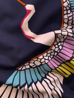 NEW Lady Lynn Designer Silk Cotton Blend Woven Floral Fabric