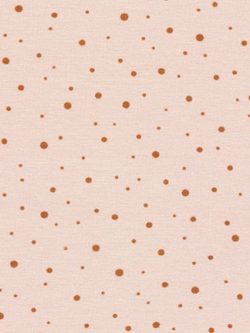 Laguna - Cotton/Spandex Jersey - Dots - Peach