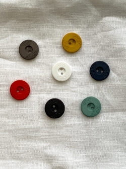 Textured Matte Plastic Button - 15mm