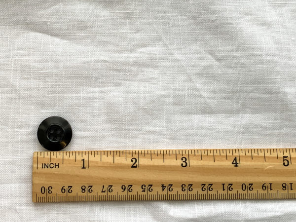 Black Plastic Buttons