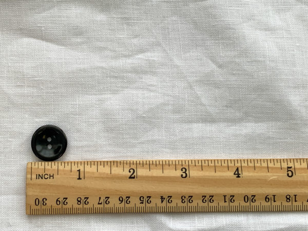 Black Plastic Buttons