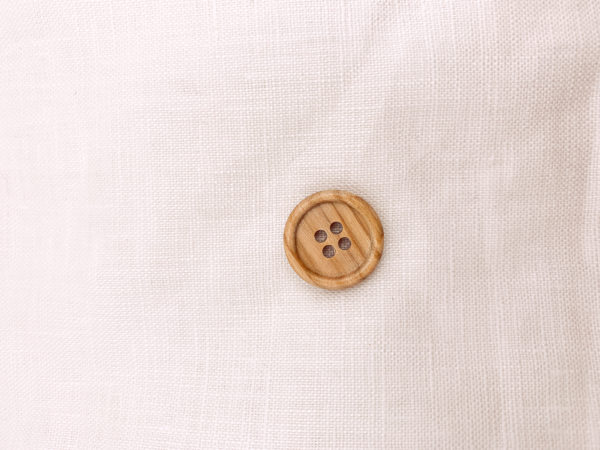 Rimmed Wood Button