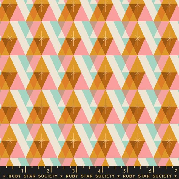 Quilting Cotton – Jolly Darlings – Facets – Honey