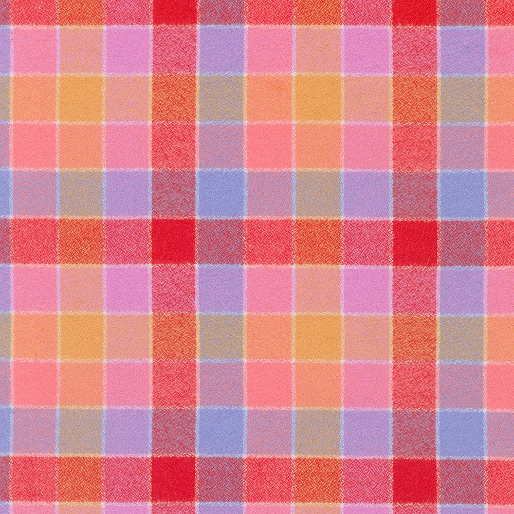 Japanese Yarn Dyed Rectangle Plaid in Pink/Red Japanese Yarn Dyed Rectangle Plaid in Pink/Red