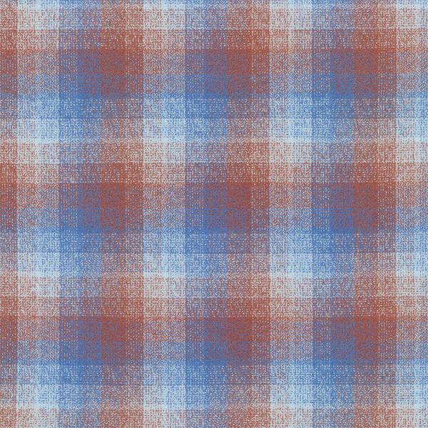 Mammoth Plaid - Cotton Flannel -  Dusty Blue