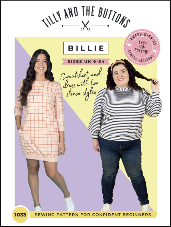 Tilly and the Buttons Billie Sweatshirt and Dress UK 6-34