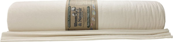 Warm & Natural - Cotton/Polyester Batting By the Yard 90" Wide