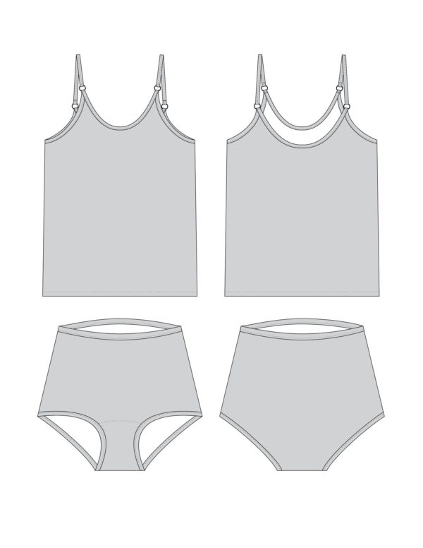 Christine Haynes Dune Tank & Briefs