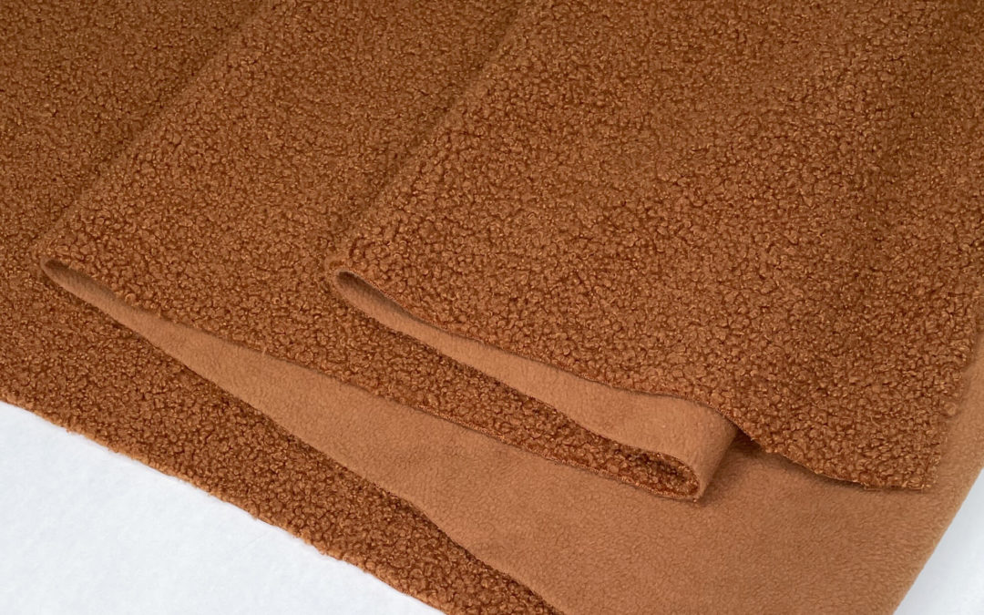 Two Sided Polyester Sherpa Fleece – Copper