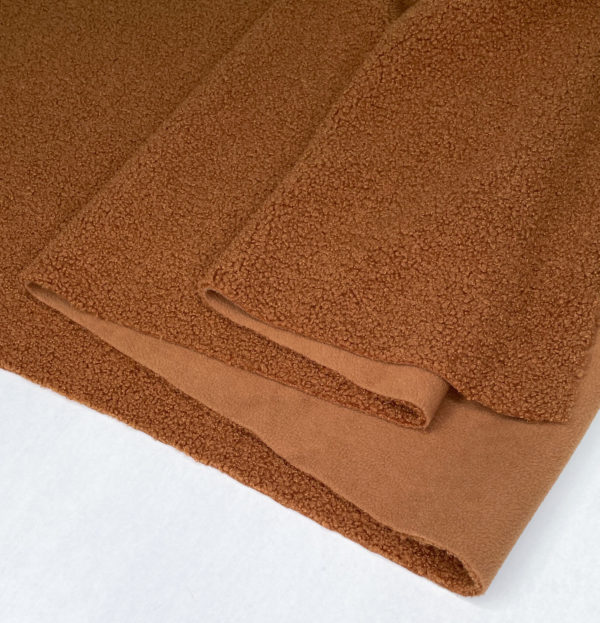 Two Sided Polyester Sherpa Fleece - Copper