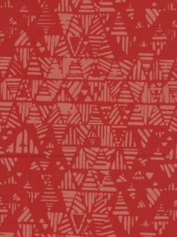 Hoffman Bali Cotton Batiks – Stripey Triangle – Rosewood