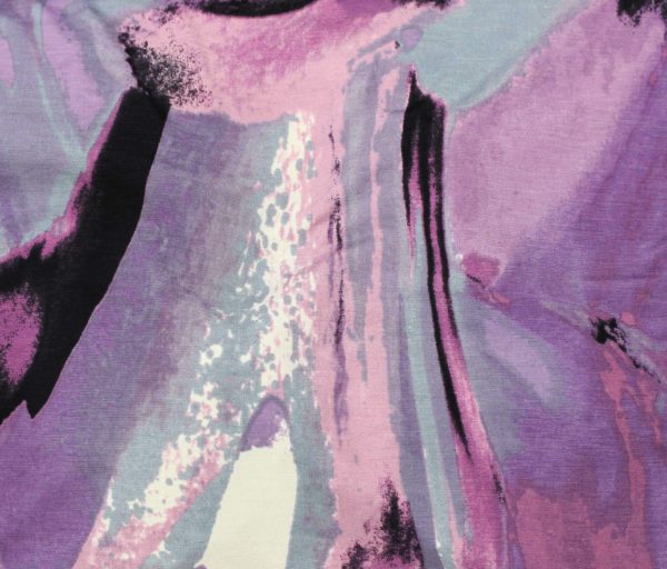Polyester/Spandex Jersey - Oil Painting - Lavender