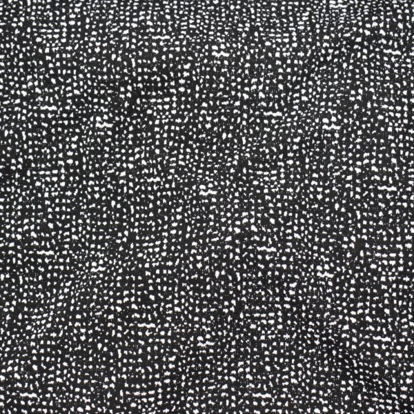 Polyester/Rayon/Spandex Jacquard Textured Knit – Black