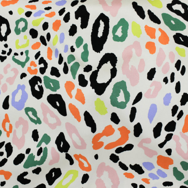 Yoshiko Rayon Print - Pastel Leopard