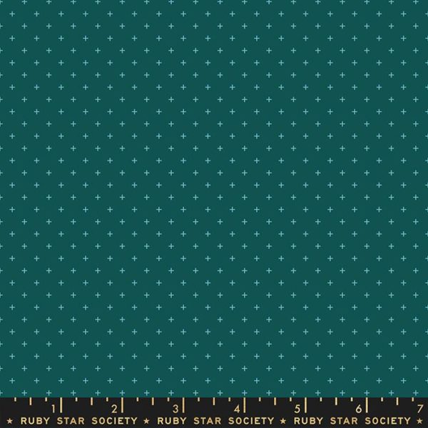 Quilting Cotton – Ruby Star Society – Jolly Basics - Add it Up - Pine