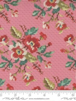 Quilting Cotton - Leather Lace - Amazing Grace - Faux Needlepoint