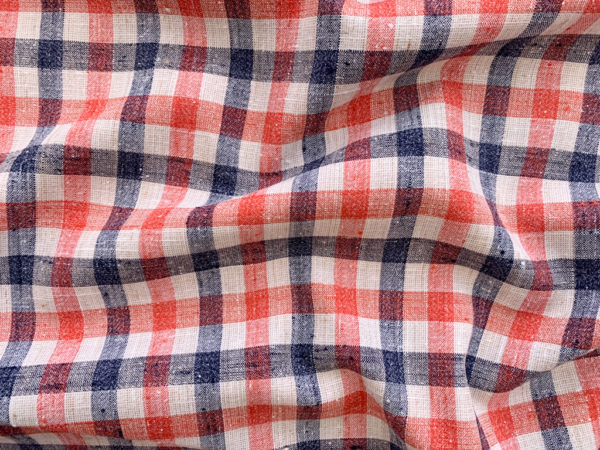 Designer Deadstock - Midweight Yarn Dyed Cotton - Picnic Plaid