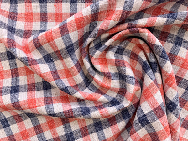 Designer Deadstock - Midweight Yarn Dyed Cotton - Picnic Plaid