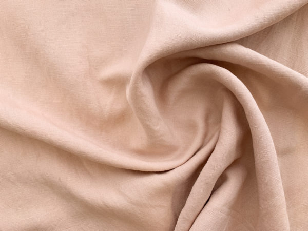 Designer Deadstock – Linen/Rayon – Blush