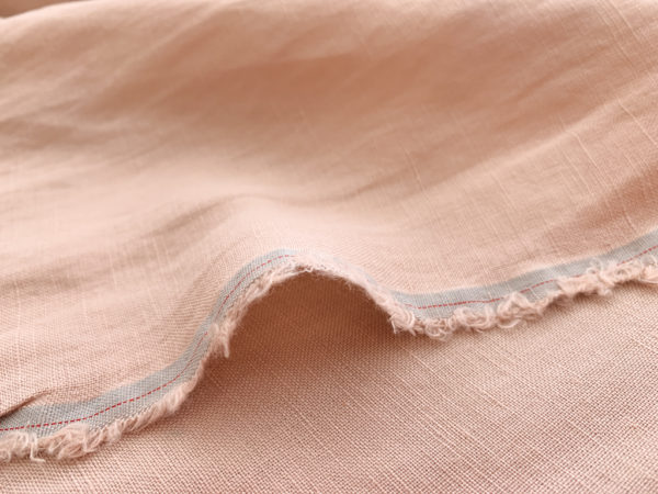 Designer Deadstock – Linen/Rayon – Blush