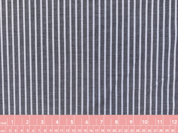 Designer Deadstock - Yarn Dyed Cotton Shirting - Engineer Stripe