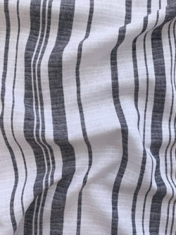 Designer Deadstock - Yarn Dyed Cotton Shirting - Engineer Stripe