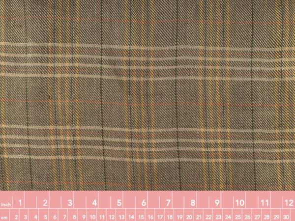 Yarn Dyed Linen - Library Plaid