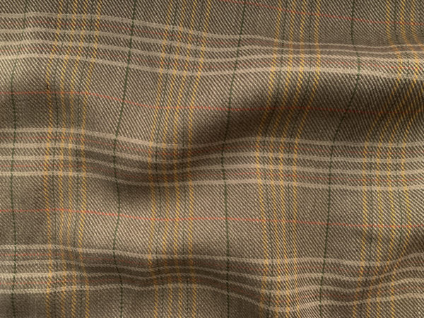 Yarn Dyed Linen - Library Plaid