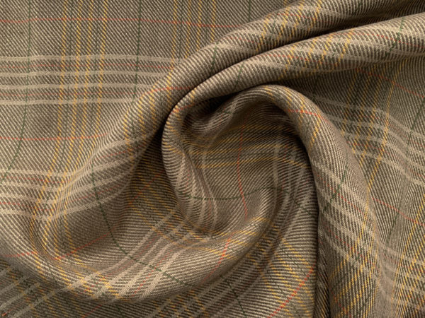 Yarn Dyed Linen - Library Plaid