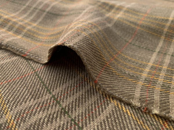 Yarn Dyed Linen - Library Plaid