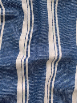 Designer Deadstock - Yarn Dyed Cotton - Basketweave Stripe