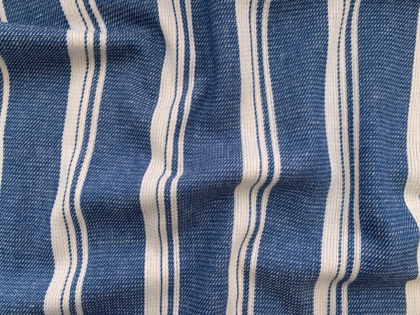 Designer Deadstock - Yarn Dyed Cotton - Basketweave Stripe