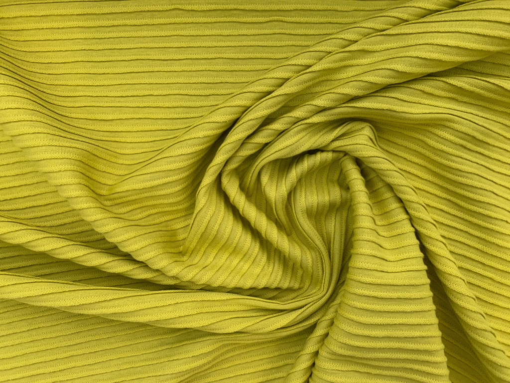 Cotton Pin Tucked Jersey - Avocado - Stonemountain & Daughter Fabrics