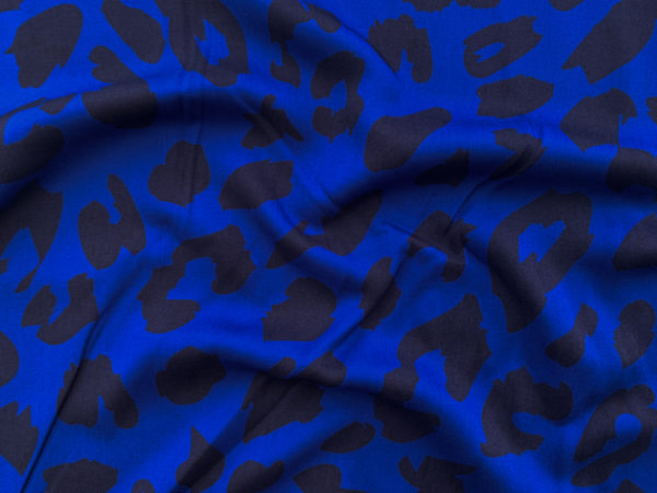 Mind the Maker – Viscose Twill – Urban Leo – Cobalt