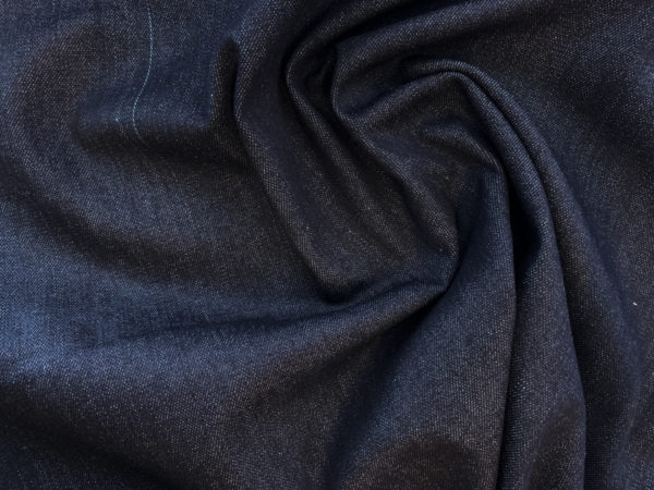 Designer Deadstock - Stretch Cotton Denim - Moraine Blue