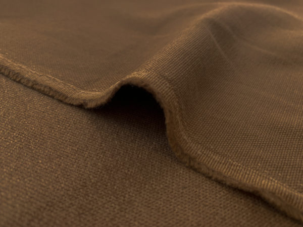 Designer Deadstock - Sueded Cotton Canvas - Bronze