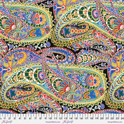 Quilting Cotton - Kaffe Fassett Collective - Paisley Jungle - Contrast