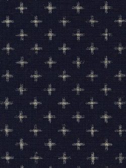 Nara Homespun - Cotton Dobby - Small Crosses - Indigo