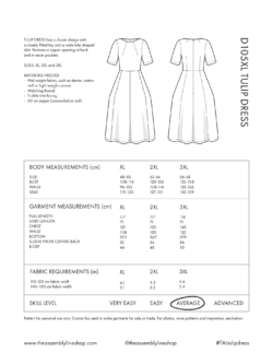The Assembly Line Tulip Dress XL-3XL The Assembly Line Tulip Dress XL-3XL