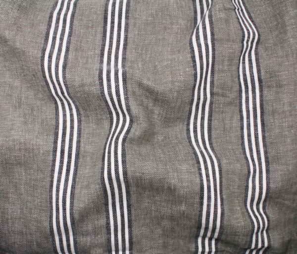 Canyon Stripe Linen/Cotton – Graphite